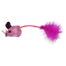 Flamingo Игрушка для кошек Мышка с пером, текстиль, 3шт, разноцветная – интернет-магазин Ле’Муррр